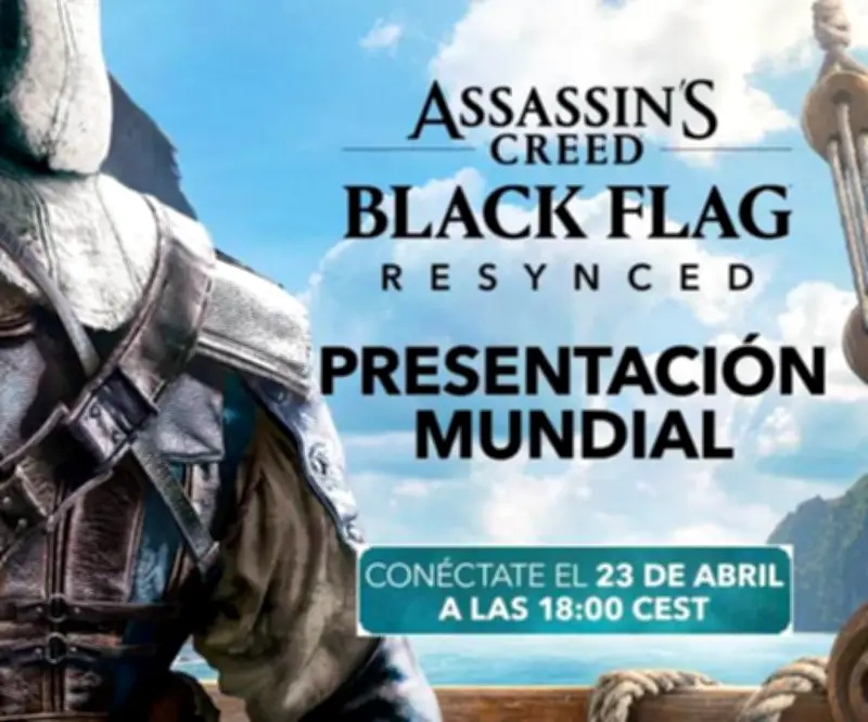 Ubisoft revelará Assassin's Creed Black Flag Resynced en showcase global el 23 de abril