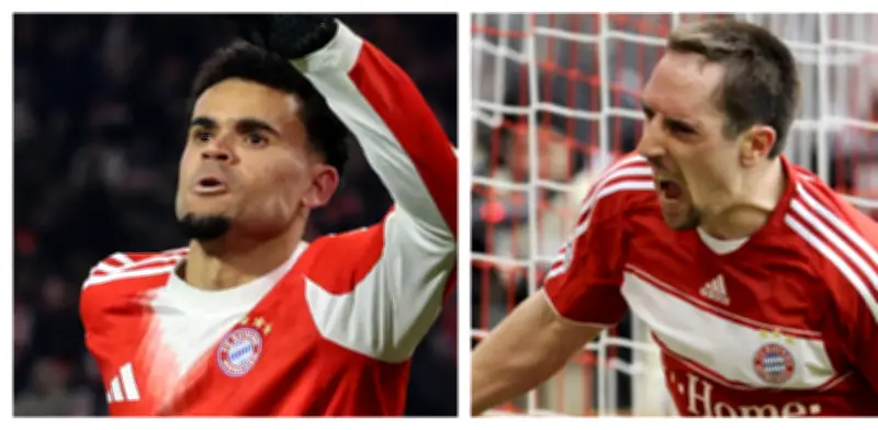 Uefa destaca a Luis Díaz como 'el nuevo Franck Ribéry' antes del choque Bayern-Real Madrid