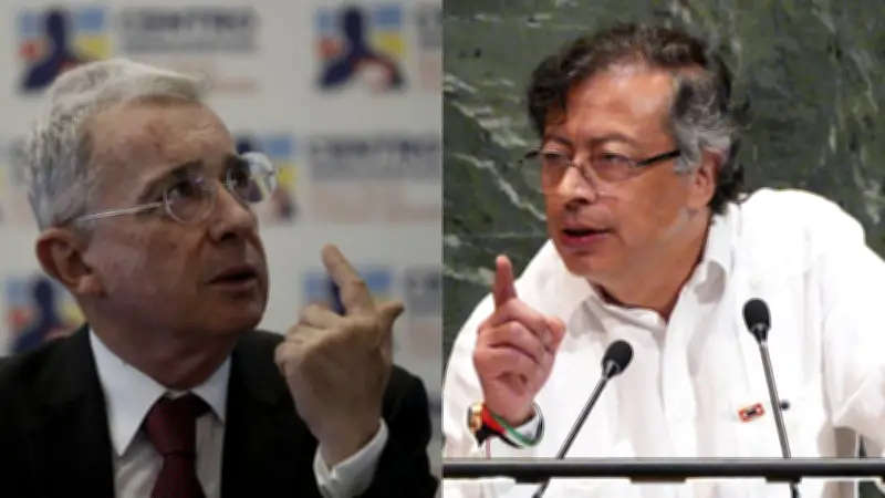 Uribe y Petro chocan por cifras de masacres: acusaciones de paramilitarismo y crueldad animal