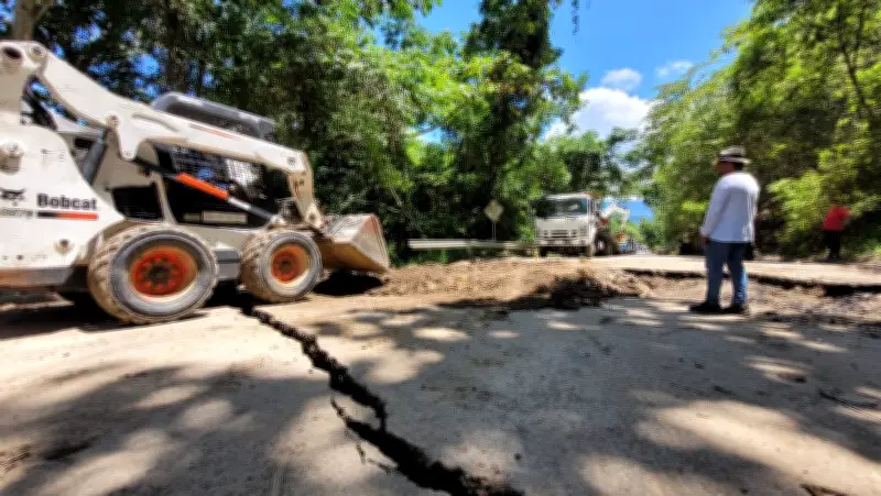 Vía a San Vicente de Chucurí se hunde: advertencia ignorada hace 10 años
