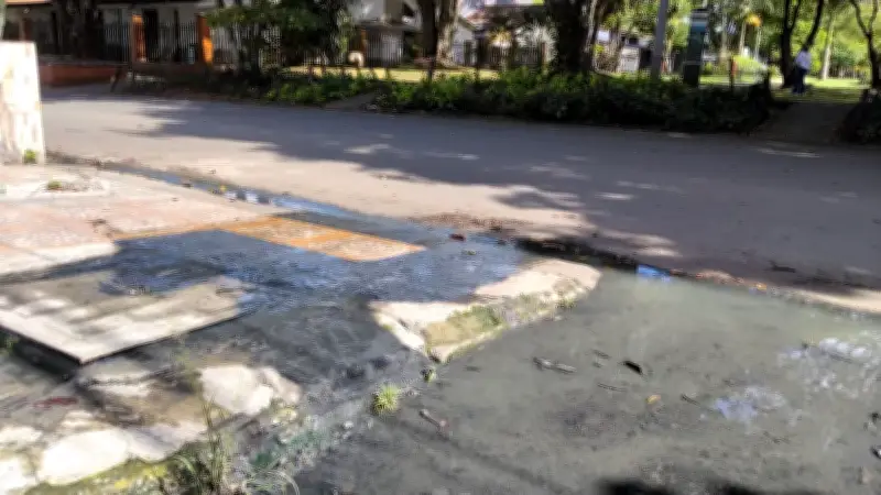 Vecinos de La Flora en Cali exigen solución urgente por caja de paso dañada con aguas negras