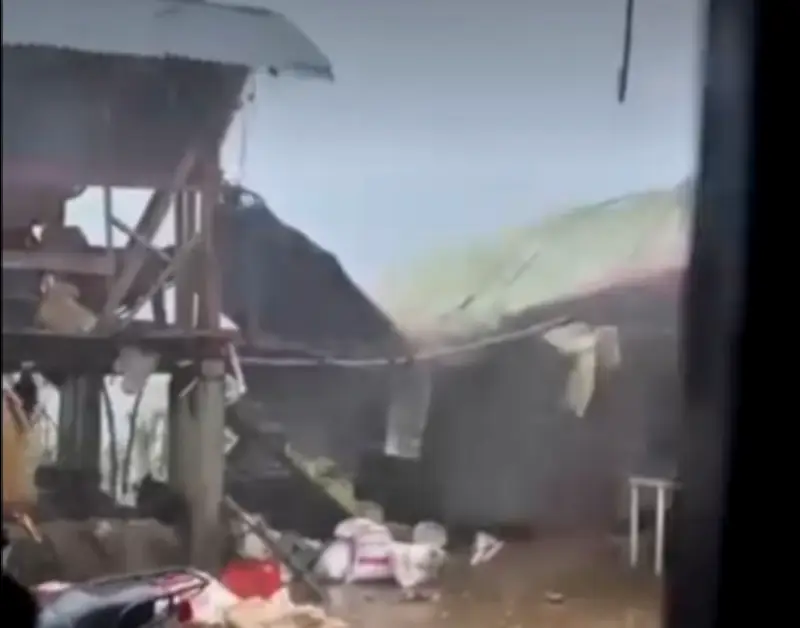 Vendaval en Ituango deja más de 200 personas afectadas y daños en viviendas y cultivos