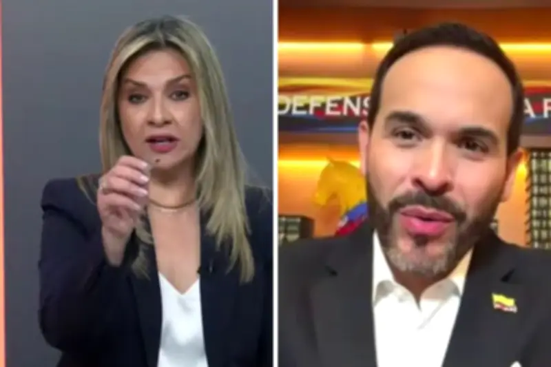 Vicky Dávila regaña a Abelardo de la Espriella por jurar con sus hijos en entrevista