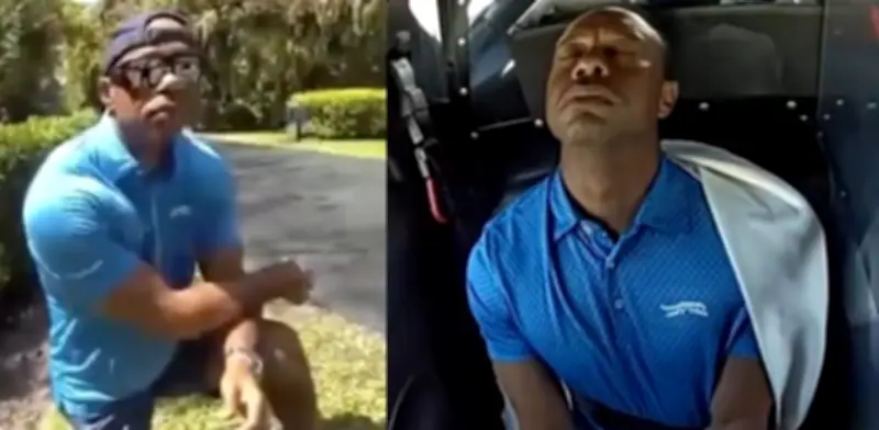 Video inédito muestra arresto de Tiger Woods tras accidente en Florida: 'Miré el teléfono y boom'