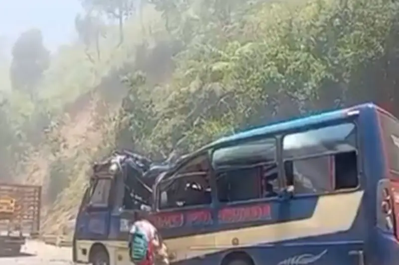 Video muestra el momento exacto de explosión de cilindro en vía Panamericana