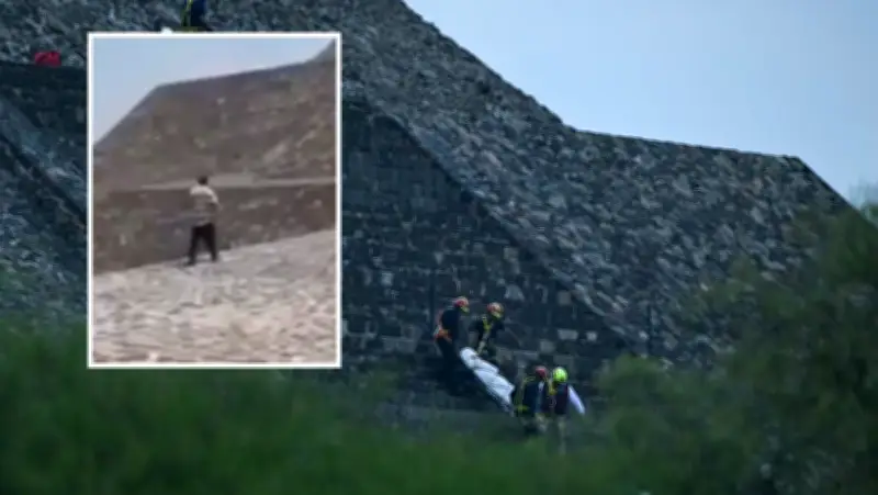 Video revela el recorrido del tirador en las pirámides de Teotihuacán