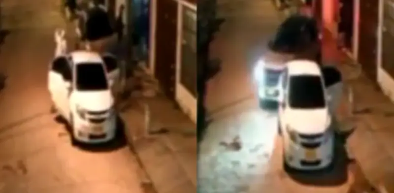 Videos captan el instante en que ladrones roban camioneta con niña de 7 años dentro en Suba, Bogotá