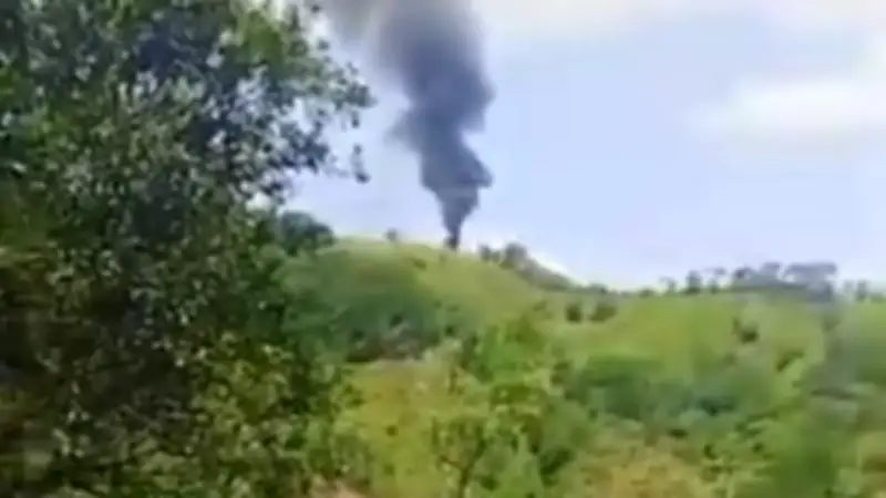 Videos revelan ataque con cilindros bomba que derribó helicóptero policial en Amalfi