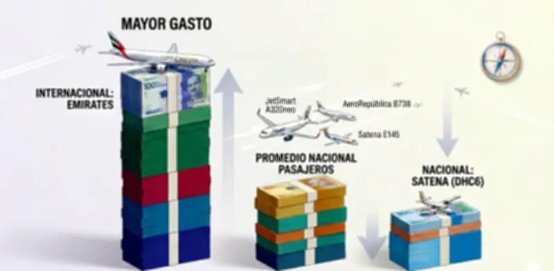 Volar una hora en Colombia cuesta entre $6,4 y $86 millones según reporte de Aerocivil