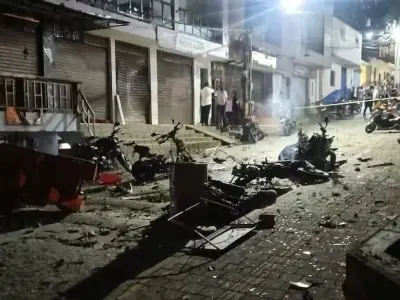 Atentado con motobomba en Briceño, Antioquia, deja un policía herido y daños materiales