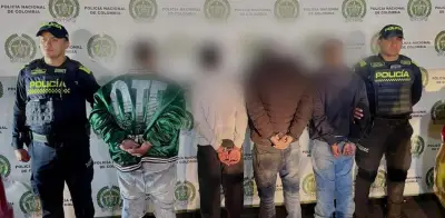 Cae banda que robaba carros con violencia en Teusaquillo; incautan armas y celulares