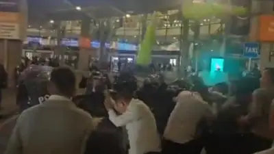 Caos en El Dorado: UNDMO interviene con aturdidoras en protesta de taxistas en el aeropuerto