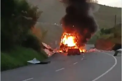 Carro bomba explota en vía Panamericana en Santander de Quilichao