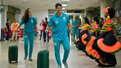 Cartagena recibe con fiesta y papayera a Palmeiras, rival de Junior en Copa Libertadores