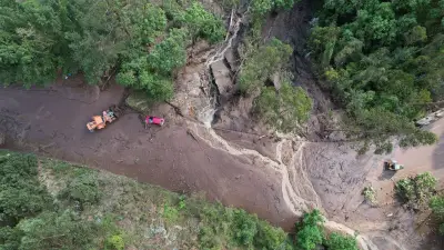 Cierre total en vía Mosquera-La Mesa por deslizamientos