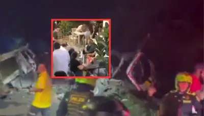 Cámara de seguridad capta momento exacto de explosión en Palmira; personas huyen tras atentado