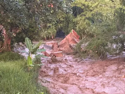 Colapsó el histórico Puente de los Esclavos en Miranda, Cauca por creciente del río Güengüé