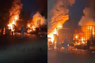 Disidentes de Farc queman camión en Jamundí y bloquean vía