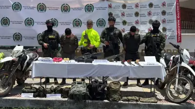 Ejército captura a dos presuntos integrantes de las Conquistadoras de la Sierra en Santander