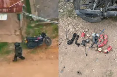 Ejército y Policía desactivan moto bomba cerca de hospital en construcción en El Plateado, Cauca