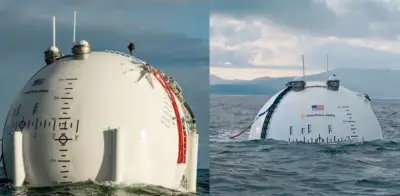 Estados Unidos despliega esferas gigantes en el océano para capturar energía de las olas