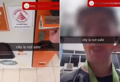 Estudiante francés en Singapur enfrenta prisión por lamer pitillo en máquina expendedora