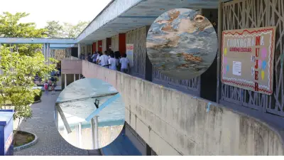 Estudiantes de Cartagena exigen reparación urgente en colegio Clemente Manuel Zabala