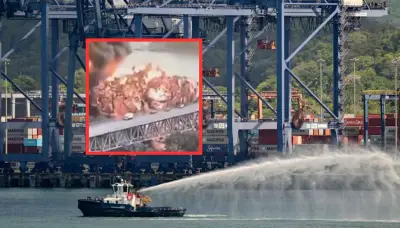 Explosión de camión cisterna causa pánico en Puente de las Américas del Canal de Panamá