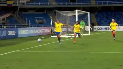 Gol de Gisela Robledo da ventaja a Colombia en Liga de Naciones Femenina
