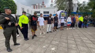 Golpe al microtráfico: capturan a nueve integrantes de banda criminal en Barrancabermeja
