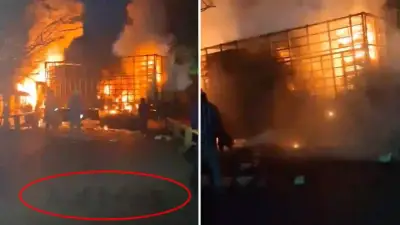 Jamundí: disidencias queman camión con pollos vivos en atroz ataque