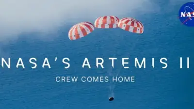 La NASA detalla la compleja recuperación de la cápsula Orion tras su regreso desde la Luna