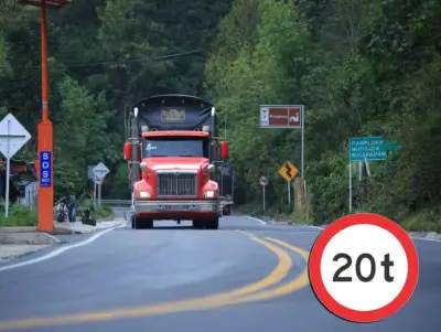 La señal 20t en carreteras: no es decoración, es una orden con multas millonarias