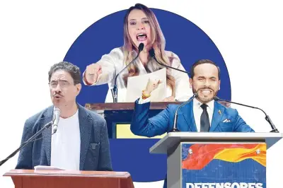 Maquinarias regionales respaldan a Cepeda, Valencia y De la Espriella