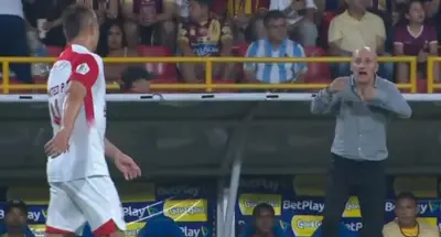 Mateo Puerta aclara su salida entre lágrimas en partido de Santa Fe contra Tolima