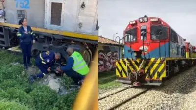 Mujer de 38 años con trauma craneal leve tras ser arrollada por Tren de la Sabana en Bogotá