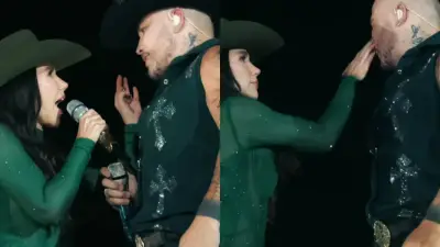 Paola Jara le propina fuerte cachetada a Jessi Uribe durante concierto en vivo