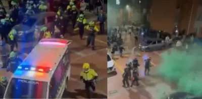 Patrulla policial atropella a hombre durante intento de linchamiento a menor acusado de abuso sexual en Bogotá