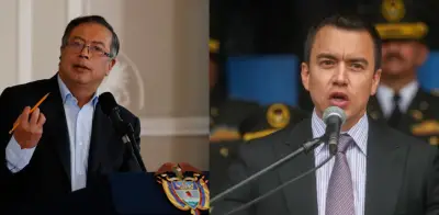 Petro responde a Noboa sobre vínculos con 'Fito' y compara situación con la de Trump