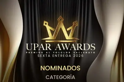 Premios Upar Awards 2026: fecha, hora y lista completa de nominados