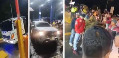 Protestas en peaje Casablanca tras velatón por víctimas de accidente vial del 1 de abril