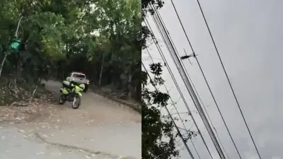 Sicario intercepta ruta escolar en Cali para escapar de la policía