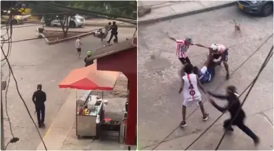 Violencia de barristas de Junior en Cartagena: atacan a mototaxista mayor