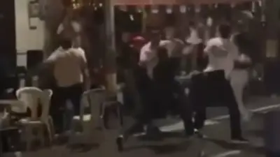 Violenta batalla campal afuera de discotecas en Puerto Berrío, Antioquia, captada en video
