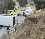Accidente de bus en vía Tunja-Villa de Leyva deja 11 heridos en Boyacá