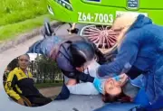 Atleta paralímpica en estado crítico tras ser arrastrada por bus del SITP en Bogotá