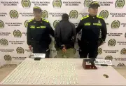 Capturan a joven con pistola y 200 dosis de bazuco tras intentar huir en Floridablanca