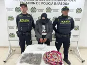 Capturan a presunto expendedor con más de 500 dosis de marihuana en Barbosa, Santander