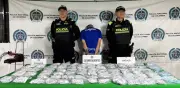Capturan a presunto miembro de 'El Mosco' con 5 kilos de droga con logo de Batman en Bogotá