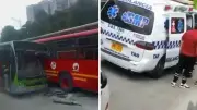 Choque grave de buses Transmilenio en Suba: 15 heridos y uno en estado crítico